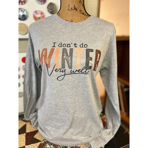 Bella Canvas Long Sleeve T-Shirt, Size XL, Gray, New